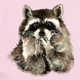 thumbnail image 2 of CafePress - Cute Humorous Watercolor Raccoon Blowing A Kiss Bo - Long Sleeve Cotton Baby Bodysuit, 2 of 4