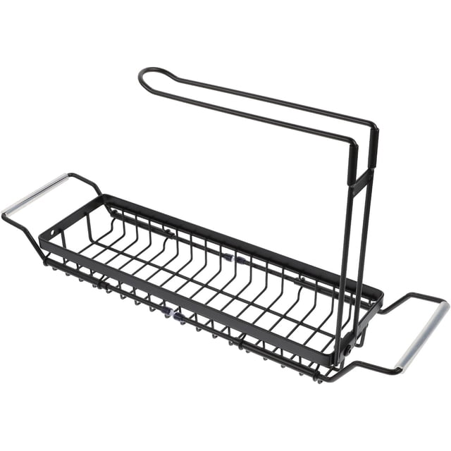 Escurridor retráctil, cesta para fregadero de cocina, estante telescópico para fregadero, soporte para esponja, estante de secado, estante de acero inoxidable, fregadero montado en la pared