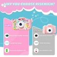 thumbnail image 4 of Inadays Kids Camera for Girls Boys 64GB 1080HD Selfie Digital Cameras Video Toddler Unicorn Toys Christmas Birthday Gift Age 3-10, Pink, 4 of 9