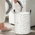 thumbnail image 4 of Goofa Funny Chicken Printed Circular Hamper,Laundry Basket with Handles,Storage Baskets Foldable,Large Capacity Laundry Hamper-, 4 of 8