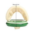 thumbnail image 5 of Cipaher Bebé Flotador con Asiento Parasol Desmontable y Soporte de Seguridad, Anillo de Natación Infantil para Playa, Piscina, Lagos (Naranja), 5 of 5