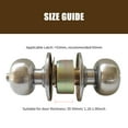 thumbnail image 4 of Amdohai Serre-Joint de Bouton de Porte avec 3 Clés Poignée Style Boule Ronde, 4 of 7