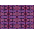 thumbnail image 1 of Ahgly Company Machine Washable Indoor Rectangle Transitional Magenta Pink Area Rugs, 2' x 5', 1 of 7