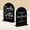 2 Pcs Black, variant on 4 Pcs Acrylic Wedding Signs for Ceremony and Reception, Bridal Shower Decorations, Cards and Gifts Signs, Guest Book Sign, Arch Acrylic Table Top Sign with Holder for Wedding Reception (White)