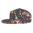 thumbnail image 3 of Bingfone Baseball Cap,Snapback Trucker Hat for Men & Women with Adjustable-Mushrooms Snails Butterflies, 3 of 9
