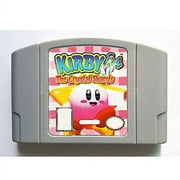 BrotheWiz Nintendo N64 Game Kirby 64 The Crystal Shards English Language for 64 bit USA Version Video Game Cartridge Console