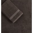 thumbnail image 3 of Halley Hand Towels 4-Pack - 100% Turkish Cotton Ultra Soft, Absorbent Bathroom Towels - Machine Washable - Chocolate Brown, 3 of 3