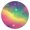Colorful Tie Dye, variant on Pastel Wave Star Pattern Round Fitted Tablecloth with Elastic Edge,Dining Table Cover Waterproof,Outdoor Round Tablecloth for Camping,Dining,Indoor and Outdoor