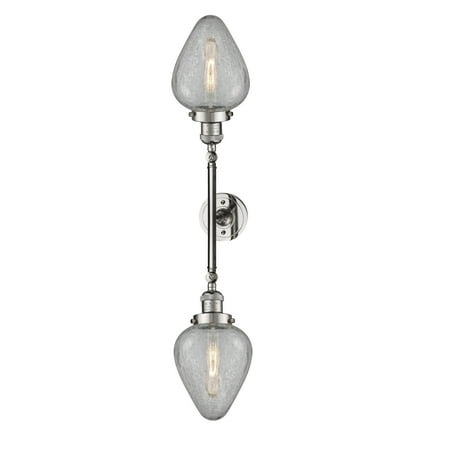 

Innovations Lighting 208L Geneseo Geneseo 2 Light 27 Wide Bathroom Vanity Light - Nickel