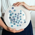 thumbnail image 6 of 6.5 Inch Porcelain Plate Set of 6, White Dessert Plates Ceramic Salad Appetizer Plates for Christmas party, Ceramic Plates for Dinner, 6 of 9