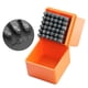 thumbnail image 3 of Juego de herramientas de punzón de estampación de acero al carbono, herramientas de estampación para artesanías de cuero y metal. 3 mm, 3 of 9