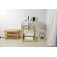 thumbnail image 2 of Kingston Brass CC43102DLLKB30 Standard Mount Modern Plumbing Sink Trim Kit with Bottle Trap, Polished Brass, 2 of 2
