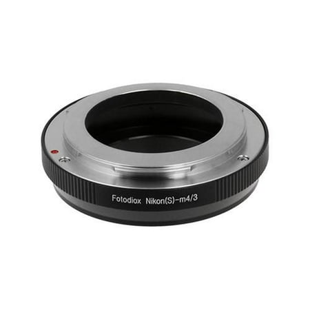 Fotodiox Lens Mount Adapter - Nikon Nikkor S Rangefinder Lens to Micro Four Thirds (MFT, M4/3) Mount Mirrorless Camera