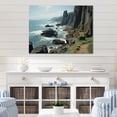 thumbnail image 2 of Designart "Cliffs Along the Coastal Ocean II" Landscapes Metal Wall Decor, 2 of 5