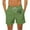 Green, variant on WAVSUF Summer Drawstring Short Pants Mens Elasticity Shorts Fashionable Casual Black Size L