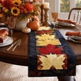 thumbnail image 4 of Aonerit Quilted Maple Leaf Tablecloth, Printed Autumn Dining Decor, Washable Living Room Kitchen Cover, Seasonal Home Party Table Accessory, 4 of 6