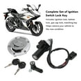 thumbnail image 3 of Bloqueo de la Tapa del Tanque de combustible, Aluminio de aluminio con Óxido de Interruptor de Encendido de la Encendido para YZF-R3 2015 A 2018, 3 of 7