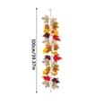 thumbnail image 2 of Autumn Fall Maple Leaf Garland, Multi-Color Halloween Foliage Vine, Long Hanging Floral Swag for Indoor Fireplace & Stair Rail Halloween Party Decorations, 2 of 8