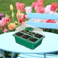 thumbnail image 4 of 6-Hole Indoor Seed Starting Kit with LED Grow Light, Humidity Dome, Plant Labels, USB Powered - Complete Seedling Starter Tray System with Drainage & Air Ventilation for Home Gardening, 4 of 5
