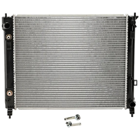 New Radiator Assembly Compatible with 2014-2019 Nissan Versa Note 2019 1.6L L4 1598cc Auto Trans Numberof Rows 1-ROW P13303 21460-3AB3A 214601HS3A 214101HS3A 21460-3VB3A 21460-1HS3B