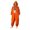 Orange-I, variant on Swanpen Women Halloween Pumpkin Onesie , Hooded Plush One Piece Pajamas, Cute Jack O' Lantern Jumpsuit for Halloween Party & Loungewear,Orange