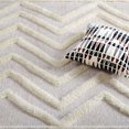 thumbnail image 7 of Modway Pathway Abstract Chevron 5x8 Shag Area Rug in Ivory and Light Gray, 7 of 7