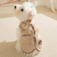 thumbnail image 6 of Pet Duck Shape Fleece Dog Vest Decorative Patch Snap Closure Cute Cosplay Dog Apparel for Small Dogs, 6 of 7