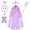 Purple, variant on MAVLLY Elsa Anna Belle Cosplay Princess Cape Set for girls Halloween Carnival Girl Dress Up Crown Wand Necklace Earrings Rings Gloves Set Accessories Props