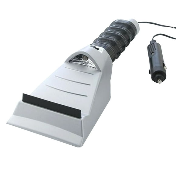 Grattoir de Glace Automatique Chauffé avec Lampe de Poche Pare-Brise Automatique 12V DC