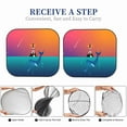 thumbnail image 7 of Uemuo Lighthouse and Whale Printed 2 PCS Car Windshield Sun Shade, Auto Sun Heat and UV Rays Blocker, Foldable Automotive Front Window Sunshade Protector, 7 of 7