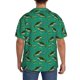 thumbnail image 3 of Balery Bass Fish Camisa Casual de Manga Corta con Botones para Hombre, Texturizada, Estilo Cubano, para Playa, Verano-Small, 3 of 5
