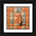 thumbnail image 1 of Dahlke, Izabella 12x12 Black Ornate Wood Framed with Double Matting Museum Art Print Titled - Polish Composition III, 1 of 4