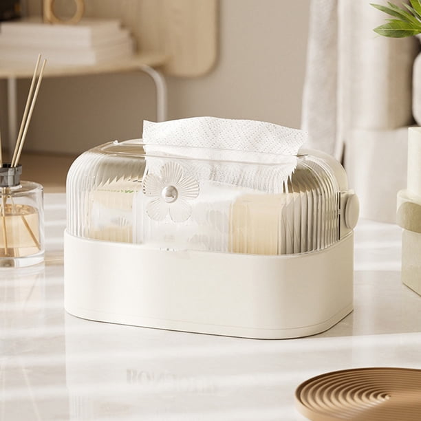 Caja de pañuelos para sala de estar, mesa de centro de alta gama, cajón para papel, comedor, dormitorio, escritorio, cajón para papel, cocina, sala de estar, baño, caja de pañuelos de plástico, caja d