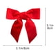 thumbnail image 3 of 6pcs Small Velvet Christmas Bows For Christmas Tree Wreath Gift Wrap Crafts Wedding Party Bows For Snack Bags Baking Candy Bags Home Decoration, 3 of 8
