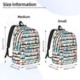 thumbnail image 3 of Lsque Funny Transport Pattern Canvas Daypack, Durable Backpack, High-quality Versatile Backpack,Vintage Compact Backpack-Medium, 3 of 6