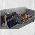 thumbnail image 6 of City Pittsburgh Soft Flannel Fleece Throw Blanket, Rush Hour Traffic in Slow Shutter Speed Skyscrapers and Busy Life, Cozy Plush for Indoor and Outdoor Use, 50" x 60", Multicolor, by Ambesonne, 6 of 6