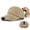 Khaki, variant on Womens Ponytail Baseball Cap Mountain Embroidery Washed Vintage Distressed Design High Ponytail Outdoor Sports Hats