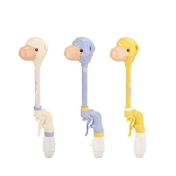 Juguetes de Agua Al Aire Libre de Cuello Largo Pistola de Agua de Dinosaurio 3 Piezas, Juguete de Pulverización Lindo para Niños Verano Jugar Piscina Playa Divertido Juego Interactivo,Juguetes de Agua