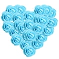 thumbnail image 2 of Rosas artificiales Yotijar de espuma de poliéster para tocados de bricolaje Azul, 2 of 10
