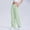 Green, variant on Womens Pajama Pant Spring And Summer Fashion Checkered Printed Comfortable Casual Elastic Waist Bottom Casual Pants Black S