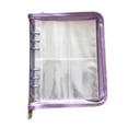 thumbnail image 4 of fenteer Jewelry Storage Book Gift Portable Dustproof Transparent Jewelry Storage Bag black, 4 of 8