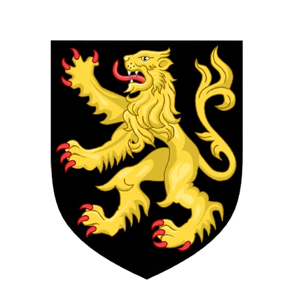 Duchy of Brabant Medieval Coat of Arms Decorative Car Truck Window Sticker Decal Vinyl Die-Cut Heraldry Armorial History Family Crest