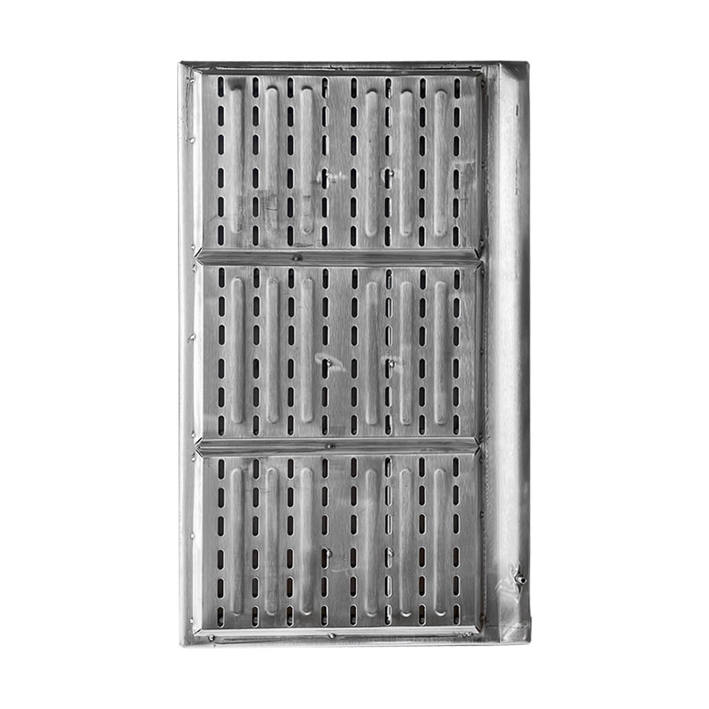Heavy Duty 36" x 20" Stainless Steel Flat Top Griddle Grill Plancha for Triple Burner Extra Rib Double Bottom