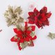 thumbnail image 3 of Yuarrent Árbol de Navidad artificial con purpurina, decoración de flores multicapa, adorno de fiesta de moda para el hogar, sala de estar, oficina, Kits de decoración para fiestas Oro Yuarrent HA070523-04B, 3 of 6