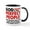 White/Black Inside, variant on CafePress - Perfectly Left Handed Left Hand Funny Mug - 11 oz Ceramic Mug - Novelty Coffee Tea Cup