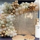 thumbnail image 2 of White Sand Gold Balloon Garland Arch Kit, 150pcs Pearl White Chrome Gold Boho Neutral Globos de látex para bodas Baby Shower Fiesta de cumpleaños Decoraciones Zefei Wu 1327533067799, 2 of 5