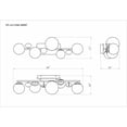 thumbnail image 2 of 49087-024 Eurofase Lighting Vine - 40W 5 LED Bath Vanity-7.5 Inch Tall and 36 Inch Wide-Nickel Finish, 2 of 2