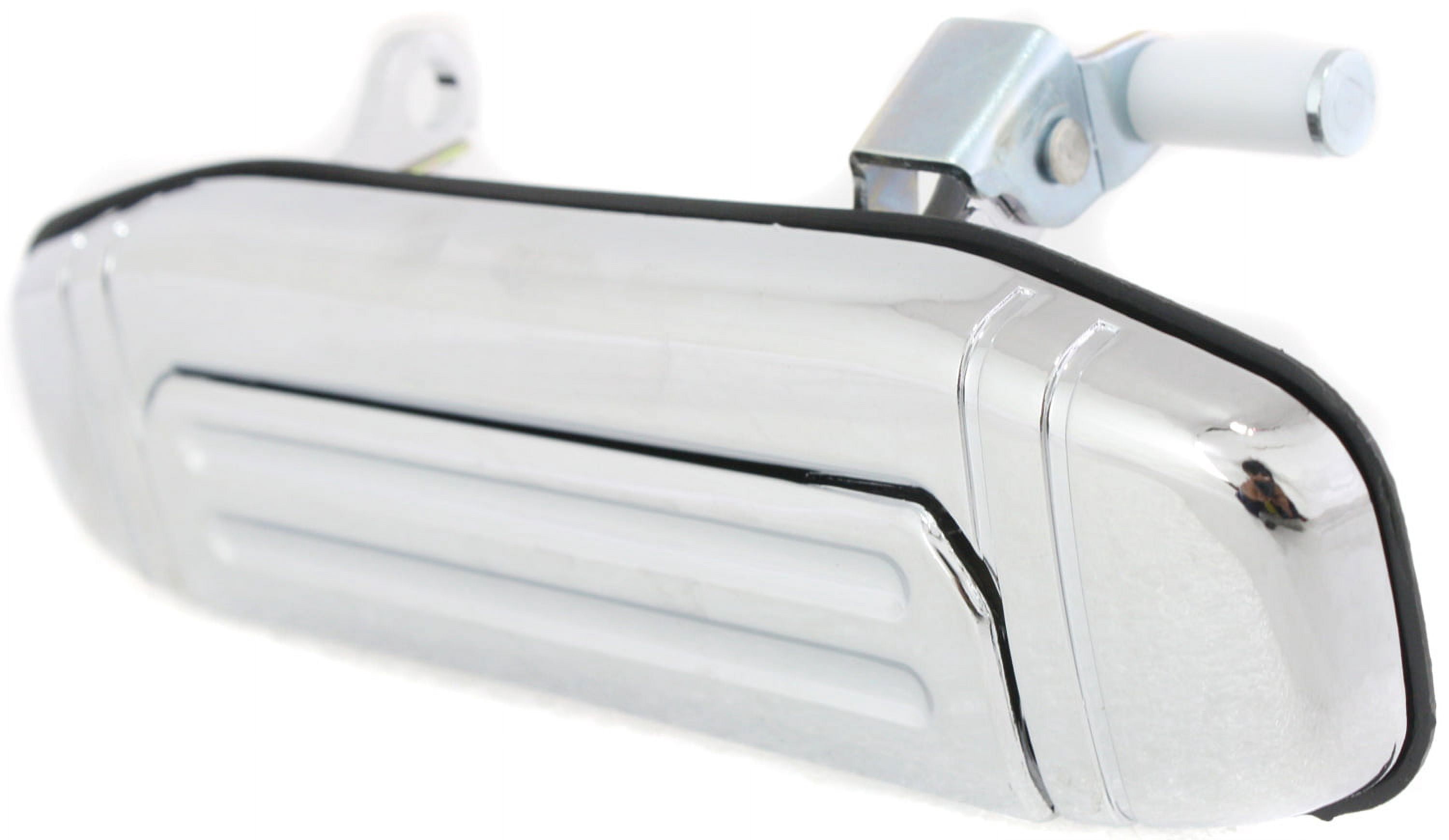 Replacement REPM491340C Exterior Door Handle Compatible with 1992-1997 Mitsubishi Montero Rear, Left Driver Chrome
