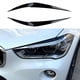 thumbnail image 2 of Front Headlight Eyebrow Trim for BMW X1 F48 Xdrive 15-21 Bright Black, 2 of 5