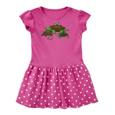

Inktastic Turtle Parade Gift Toddler Girl Dress